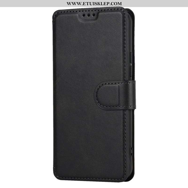 Etui Folio do Samsung Galaxy S22 5G Efekt Matowej Skóry W Stylu Vintage